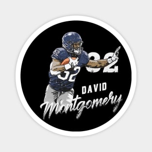 David Montgomery Chicago Team Magnet